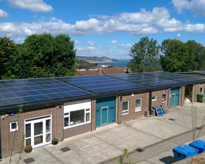 solar pv system on commercial building