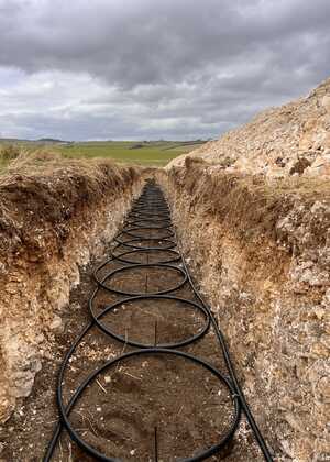 Slinkies used in GSHP