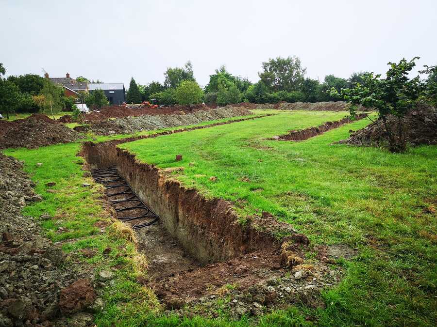 Ground Source Heat Pump and Solar PV Project in Somerset