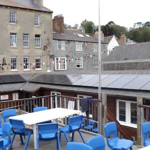 solar panels installed at Lyme Regis Sailing Club