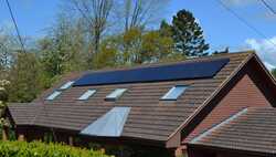 Domestic Solar PV system in Lyme Regis, Dorset